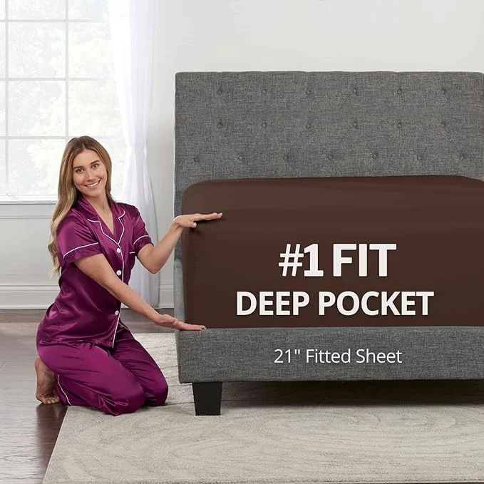 User-Friendly Twin Deep Pocket Fitted Sheet – Twin Deep Pocket Fitted Sheet – 21 Twin Fitted Top-Quality