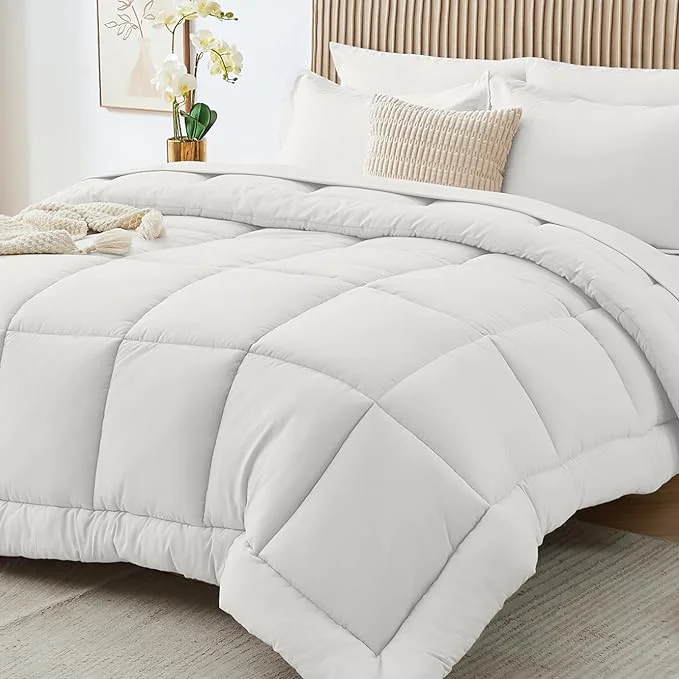 High-End Sasttie Twin Comforter Set 5 Pieces Bed in a Bag Twin Complete Bedding Set Original