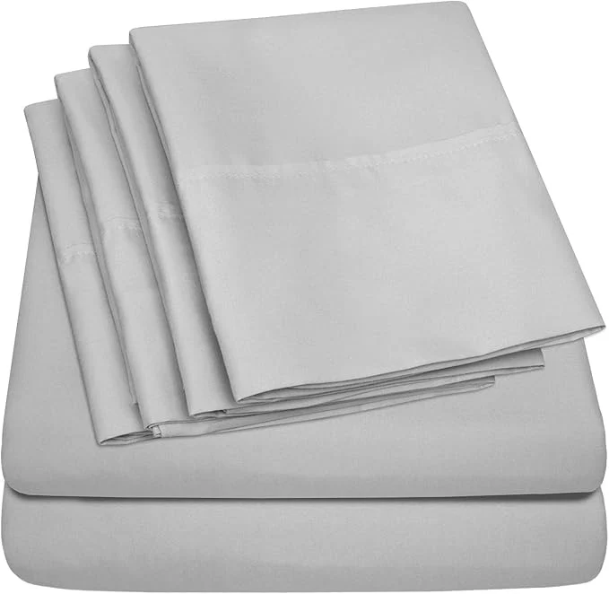 Certified Sweet Home Collection 6 Piece 1500 Supreme Collection Brushed Microfiber Deep Organic