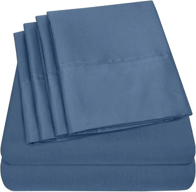 Minimalist Sweet Home Collection 6 Piece 1500 Supreme Collection Brushed Microfiber Deep Detailed