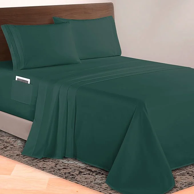 Carefully Designed Elegant Comfort Luxurious 1500 Premium Hotel Quality Microfiber 4-Piece Sheet Original