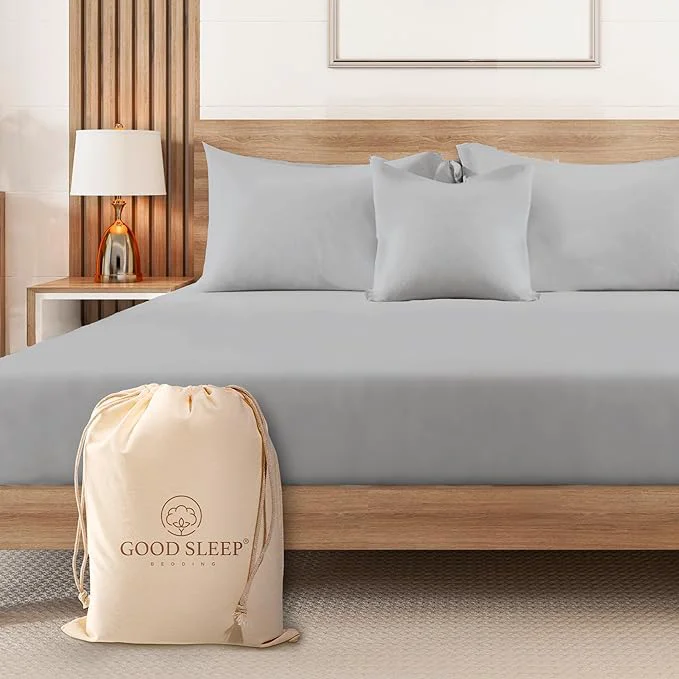 Practical Good Sleep Bedding Fitted Sheet Twin XL Efficient