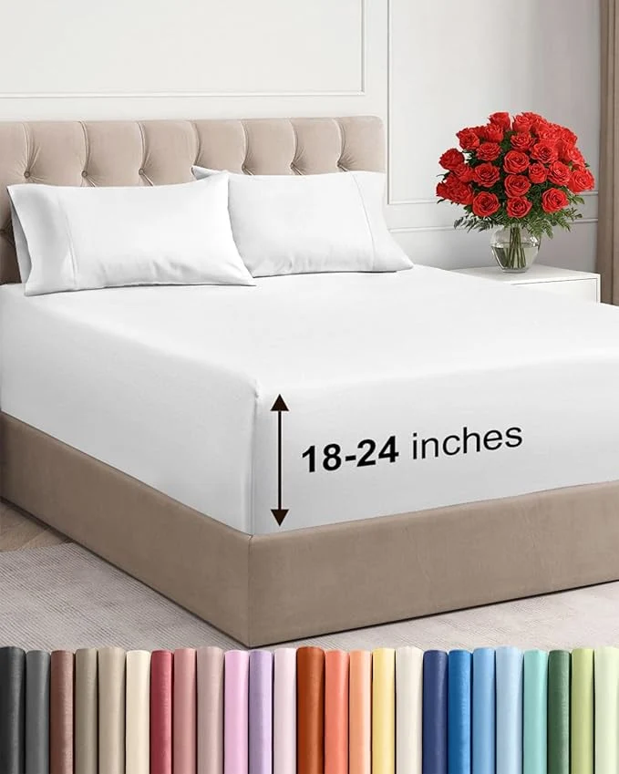 Smart Extra Deep Queen Sheet Set Eco-Friendly