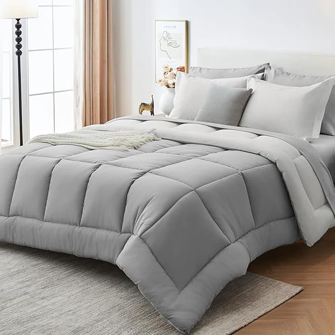Top-Quality Sasttie Twin XL Comforter Set 5 Pieces Reversible Twin XL Bed in a Bag Easy-to-Use