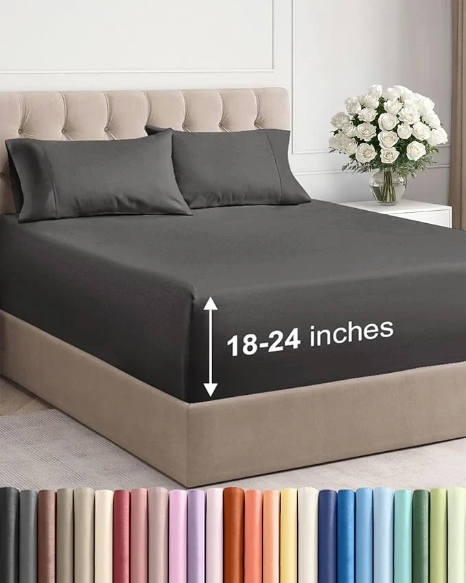 Flexible Extra Deep Queen Sheet Set Verified