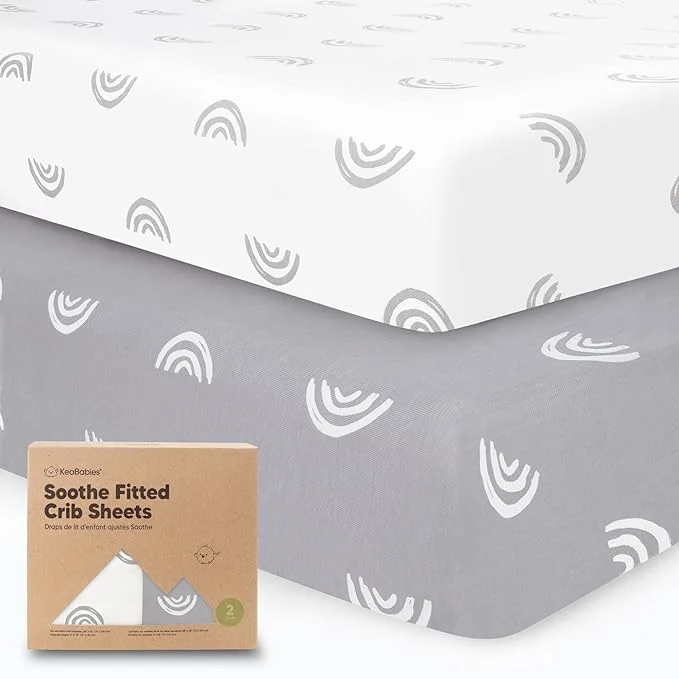 Fine KeaBabies 2-Pack Organic Crib Sheets Versatile