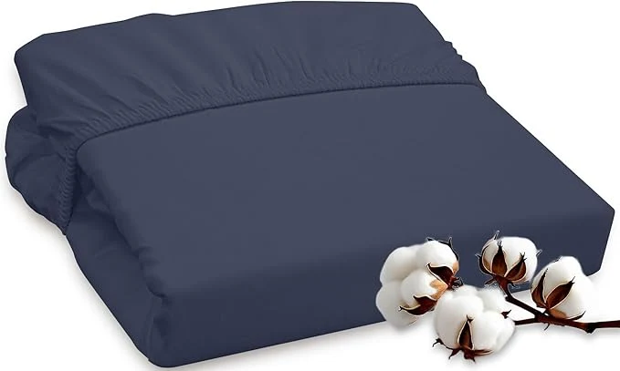 Outstanding ROYALE LINENS 300 Thread Count Long Staple Combed Cotton Fitted Sheet Queen Convenient