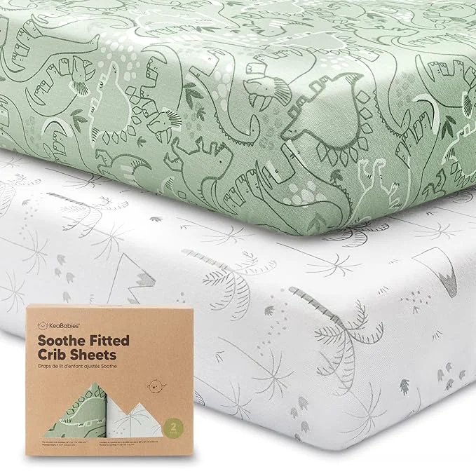 Pure KeaBabies 2-Pack Organic Crib Sheets World-Class