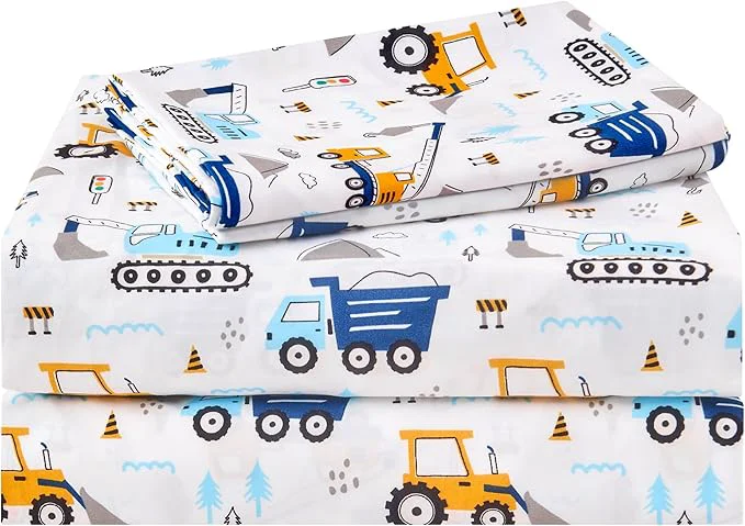 High-Quality lasoftan Kids Sheet Set Full Size Boys Full Sheet Set Fine Crafted