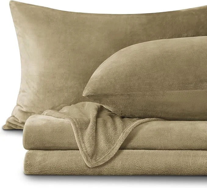 Next-Generation BEDELITE Flannel Sheets Full Size Camel Relaxed