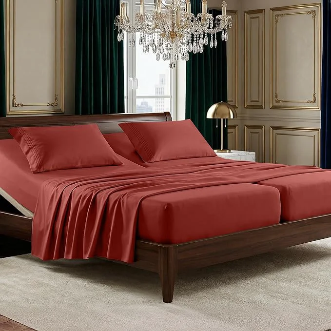 Refined Elegant Comfort Luxurious 1500 Premium Hotel Quality Microfiber Three Line Sustainable