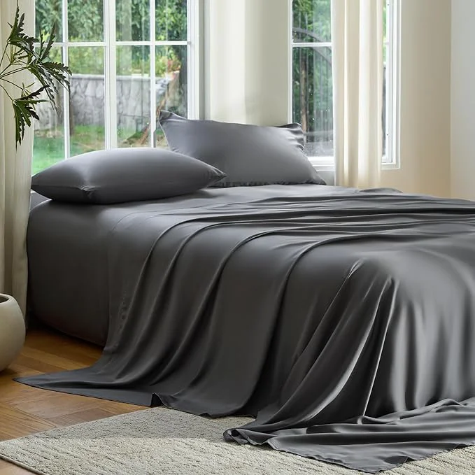 Contemporary DOZ Sheet Set Viscose derived from Bamboo Organically Grown Buttery Soft Comfortable