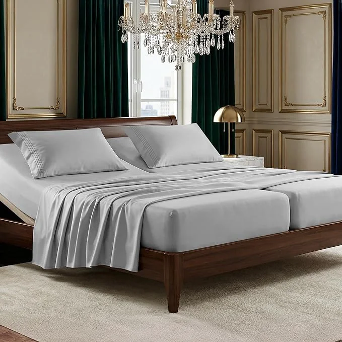 Breathable Elegant Comfort Luxurious 1500 Premium Hotel Quality Microfiber Three Line Organic