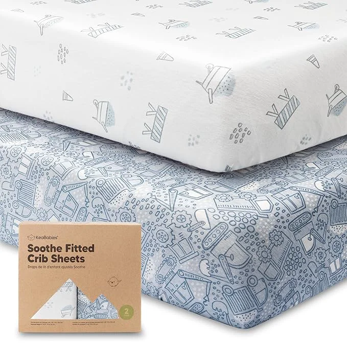 Professional KeaBabies 2-Pack Organic Crib Sheets Casual