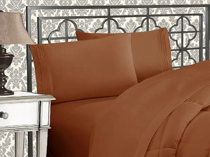 Relaxed Elegant Comfort Luxurious 1500 Premium Hotel Quality Microfiber Three Line Reliable