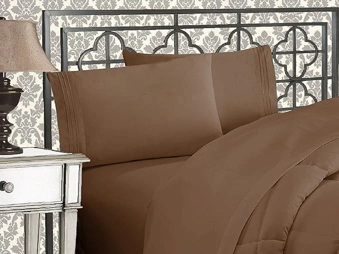 Exceptional Elegant Comfort Luxurious 1500 Premium Hotel Quality Microfiber Three Line Sophisticated