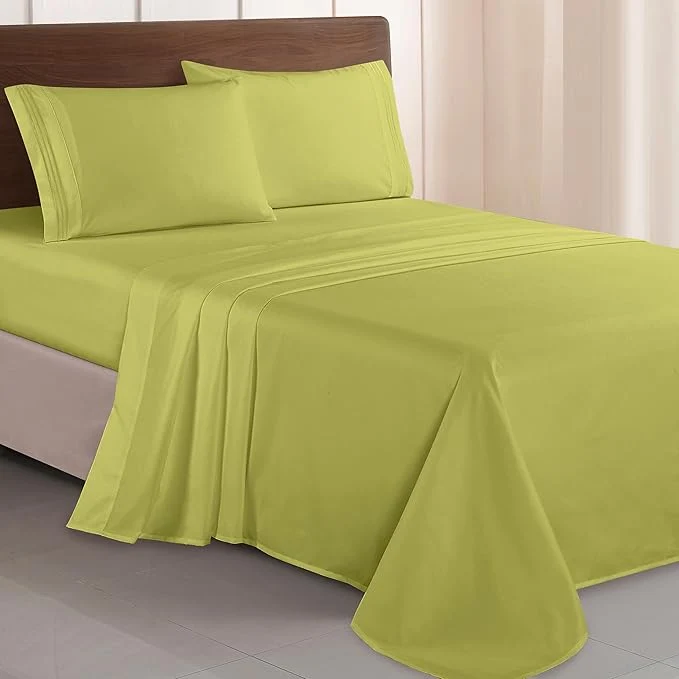 Sustainable Elegant Comfort Luxurious 1500 Premium Hotel Quality Microfiber Three Line Long-Lasting