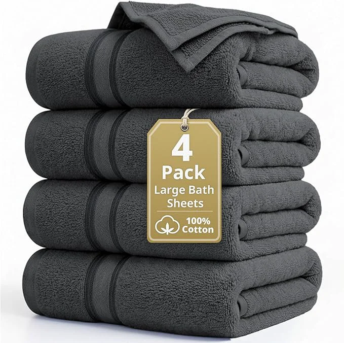 Outstanding LANE LINEN Cotton Bath Sheets Original