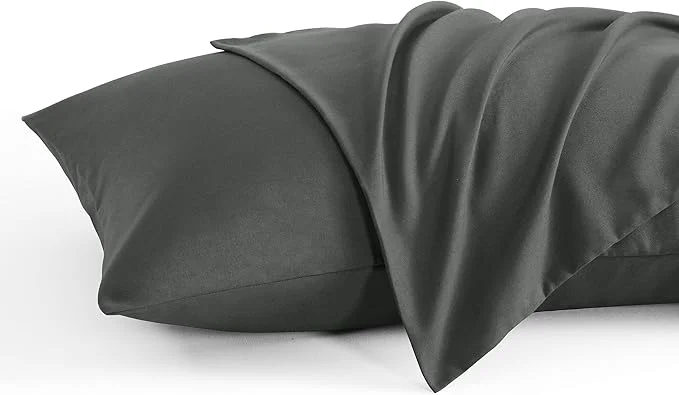 Sophisticated NTBAY Standard Pillow Cases Set of 2 2 Pack Brushed Microfiber 20x26 Pillow Sustainable