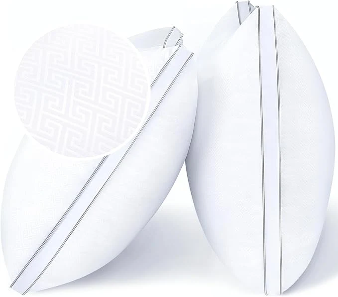 Durable viewstar Bed Pillows Standard Sizes Set of 2 Hotel Quality Cooling Down Organic