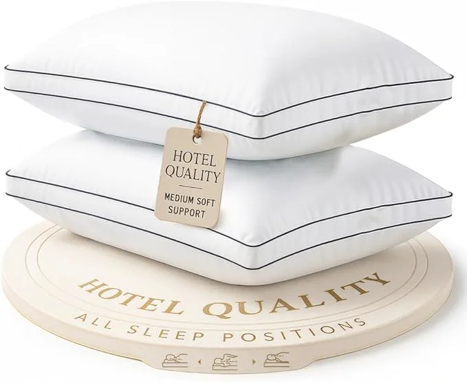 Elite Lane Linen King Size Pillows Set of 2 Proven