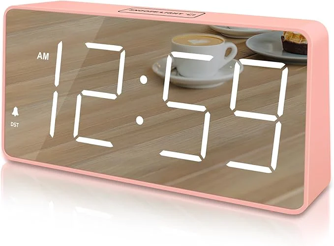 Superior Peakeep Digital Clock Alarm Clock Battery Backup Powered Traditional