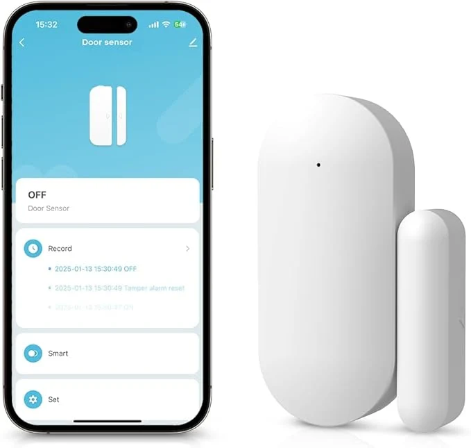 Efficient Door Alarm Window Sensors Door Open Alarm Long Battery Life Wireless Elite