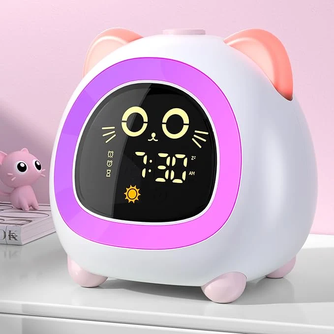 Detailed ANALOI Alarm Clock for Kids Ok to Wake Clock for Kids Outstanding