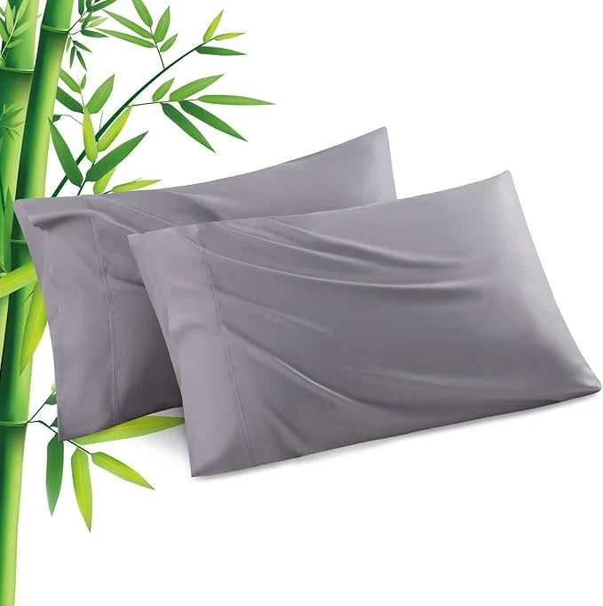 Modern Pillowcases Queen Size 2 Pack Cooling Viscose from Bamboo Pillow Cases Luxury