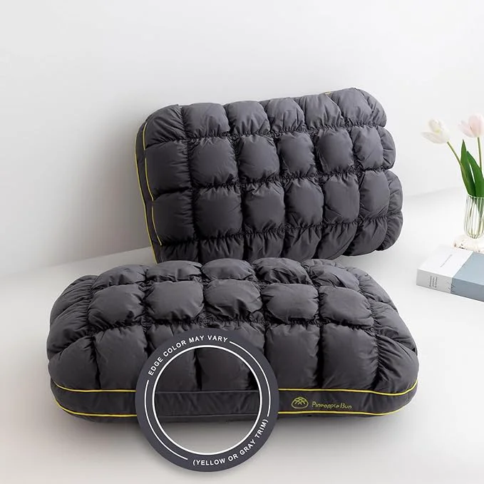Carefully Designed YOUR MOON Fluffy Support Bed Pillow King Size Set of 2 Luxury Hotel Quality Trendy