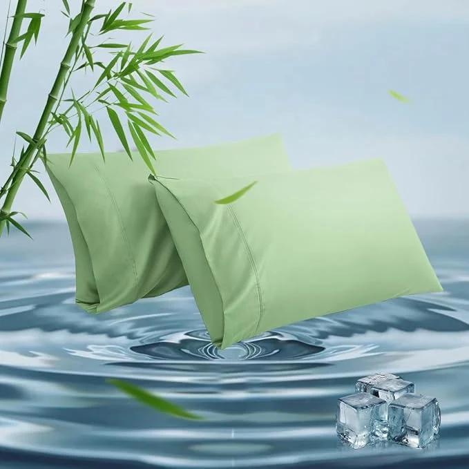 User-Friendly Standard Pillowcases Cooling Viscose from Bamboo Pillow Covers Fashionable