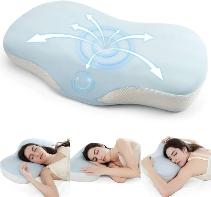 Efficient Cervical Pillow for Neck and Shoulder Support Memory Foam Ergonomic Contour Responsible
