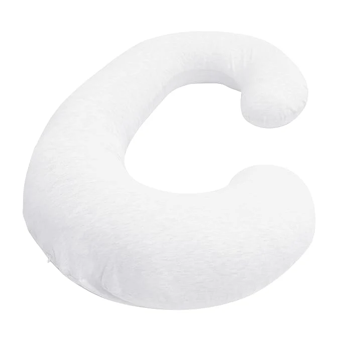 Trendy Betty Dain Stretch Jersey Pregnancy Maternity Pillowcase C-Shape Compatible Certified