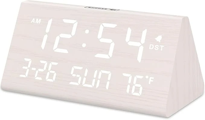 Next-Generation DreamSky Digital Alarm Clocks for Bedrooms Green