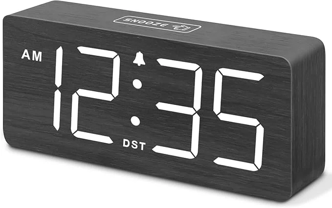 High-End DreamSky Wooden Digital Alarm Clock Reliable