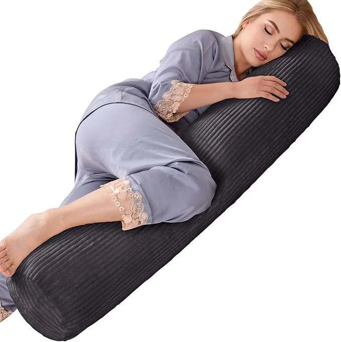 Flexible 1 MIDDLE ONE Body Pillow for Adults Long Bolster Pillow for Bed Decorative Verified