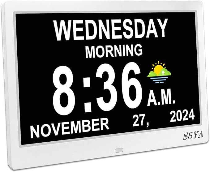 Convenient SSYA Dementia Clock for Seniors Digital Clock Quality