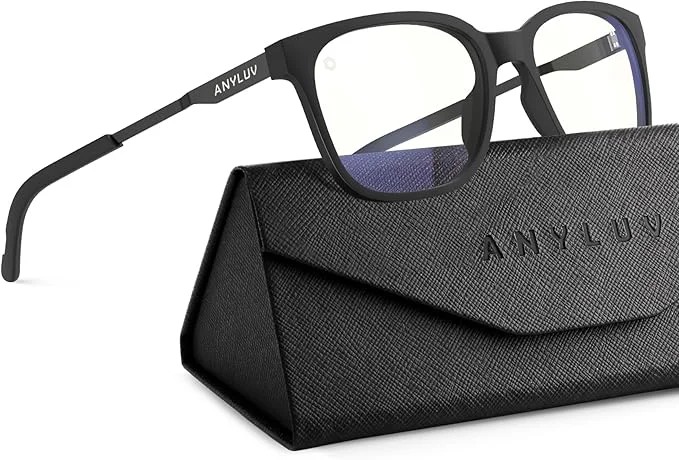Green ANYLUV Blue Light Glasses for Men Lightweight Computer Gaming Glasses Dependable
