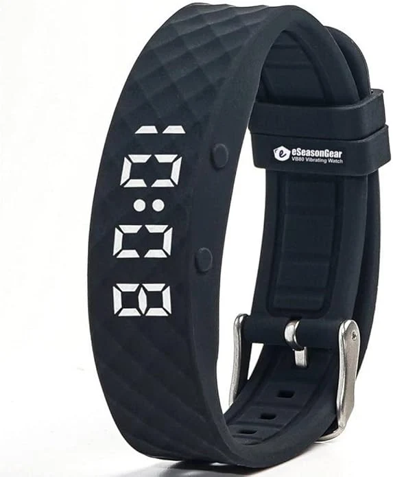 Trusted VB80 12 Alarm Vibrating Watch Silent Vibration Shake Wake ADHD Medication Natural