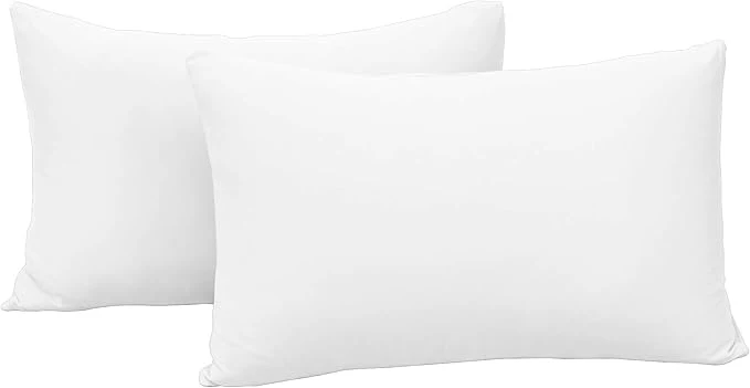 Soft 2-Pack Jersey Knit Pillow Cases Standard Queen Authentic