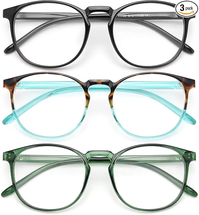 Green IBOANN Chic Comfy Blue Light Glasses Specialty