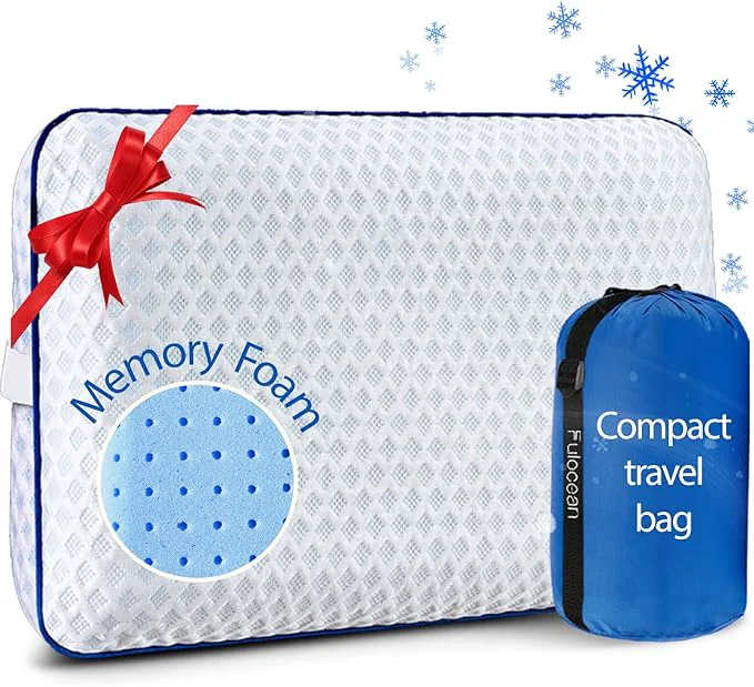 Smart fulocean Cooling Travel Camping Memory Foam Pillow Innovative