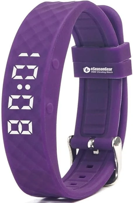 Consistent VB80 12 Alarm Vibrating Watch Silent Vibration Shake Wake ADHD Medication High-Grade