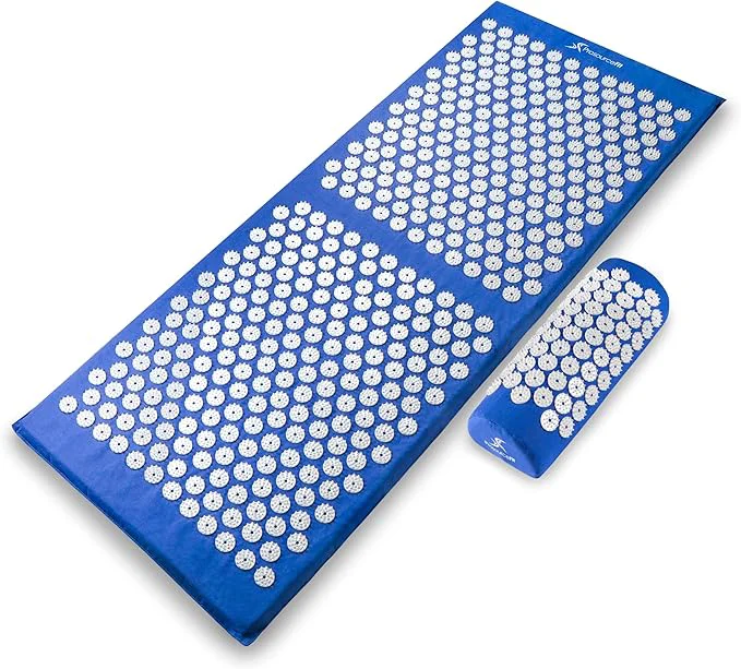 Certified ProsourceFit Acupressure Mat and Pillow Set High-End