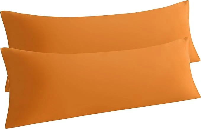 Refined NTBAY Body Pillow Cases Set of 2 2 Pack Brushed Microfiber 20x54 Pillow Cases Prestigious