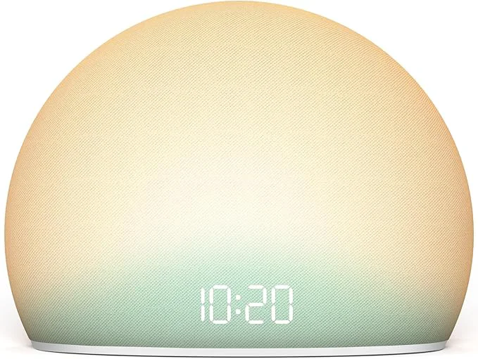 High-Grade HOUSBAY Sunrise Alarm Clock 20 Soothing Sleep Aids Dimmable Display Exceptional