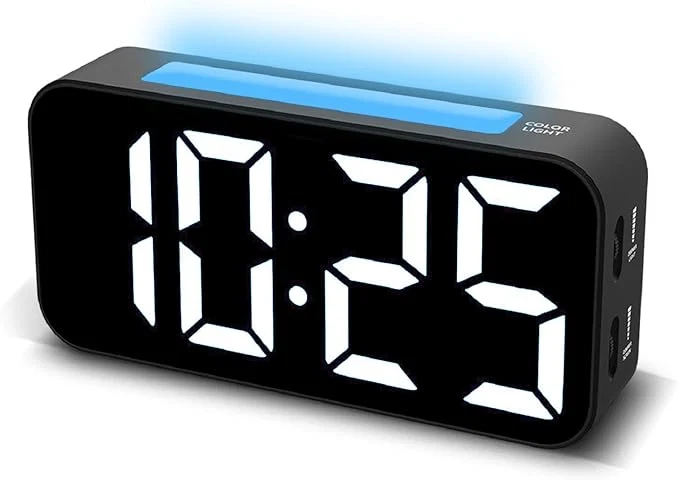 Practical Topski Loud Alarm Clocks for Bedrooms Heavy Sleepers Digital Clock Easy-to-Use