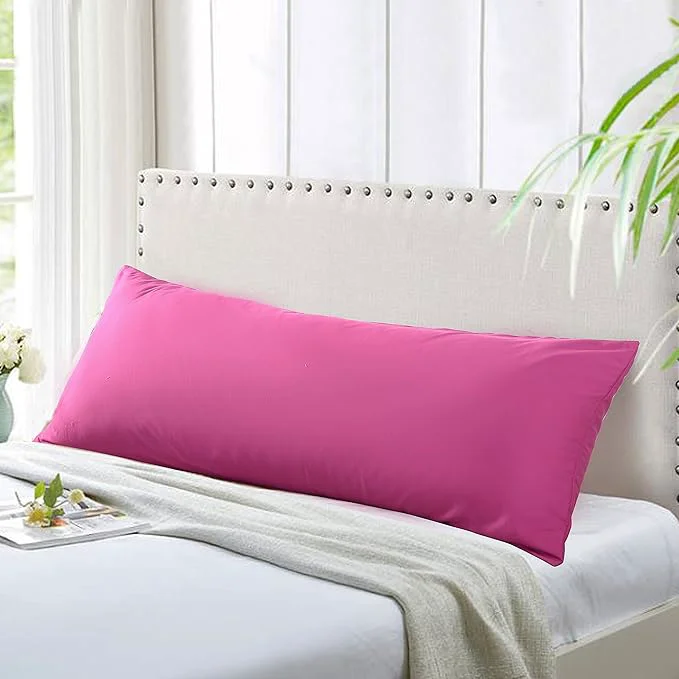 Traditional Evolive Ultra Soft Microfiber Body Pillow Cover Pillowcases 21 x54 Breathable