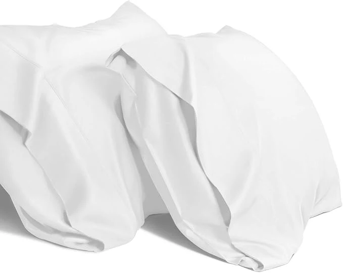 Durable WishSmile Cooling King Pillowcases Set of 2 Breathable Cool Silky Soft Rayon Luxury