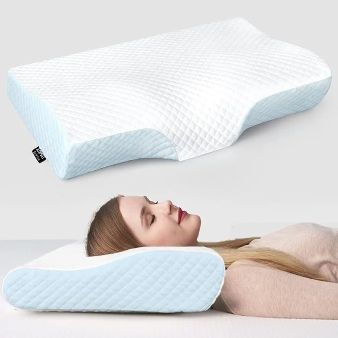 Selected ZAMAT Memory Foam Pillow for Neck Pain Relief Adjustable Ergonomic Cervical Proven